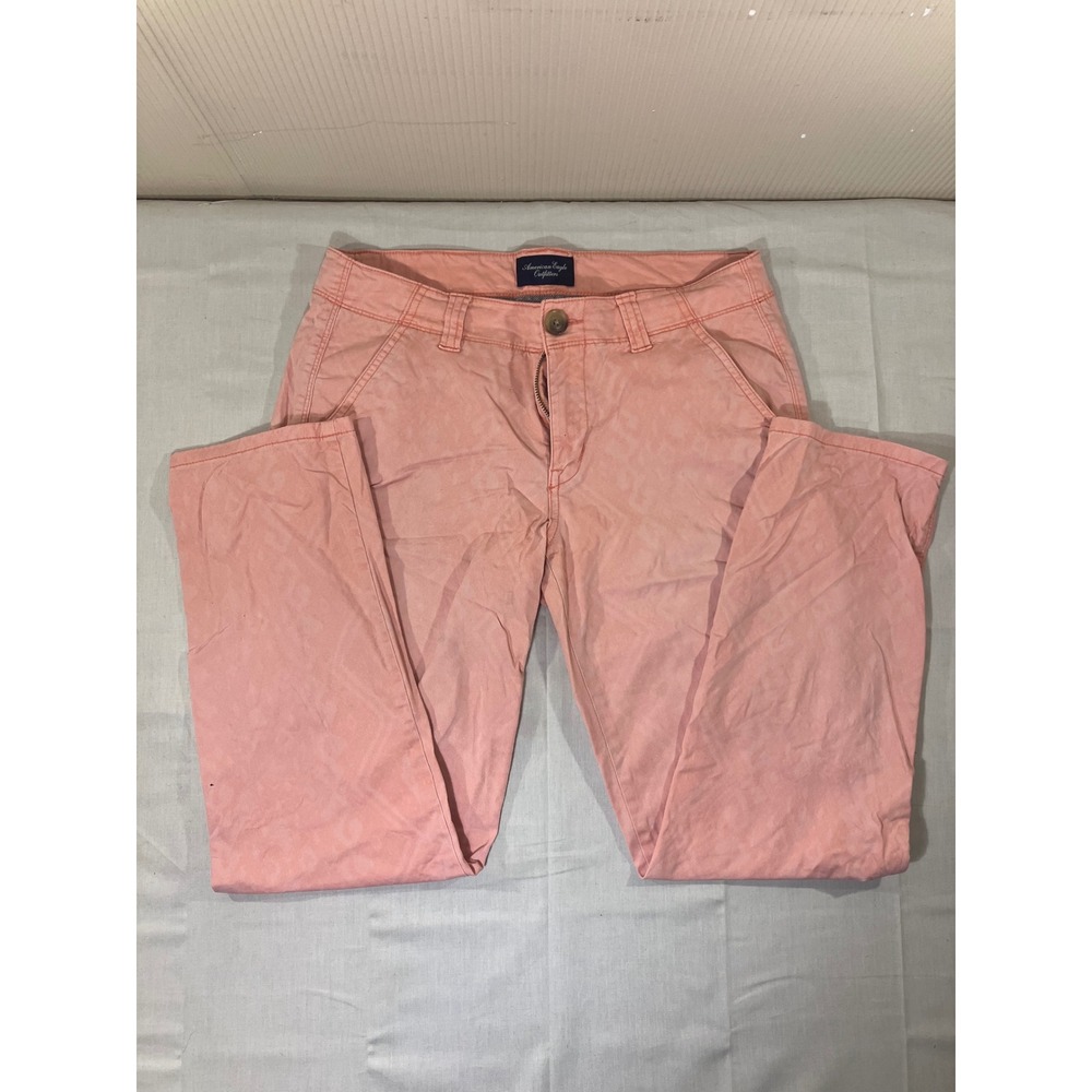 American Eagle Outfitters Stretch Peach Chino Pants Women's‎ Size 6